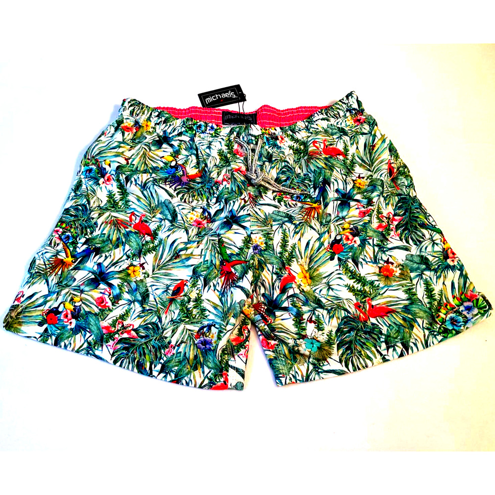 Swim Trunks XXL Michael's Tropical Paradise 2XL NWT